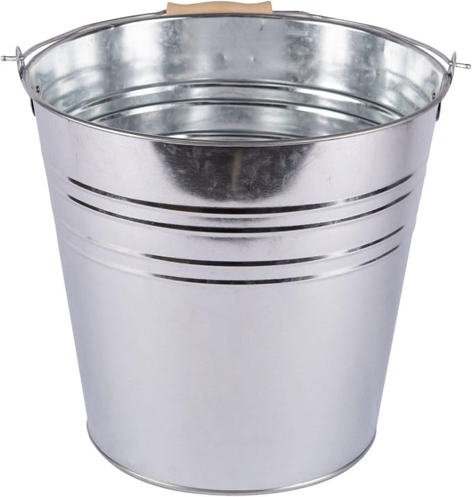 GALV Steel Bucket 12LT BB-GB201