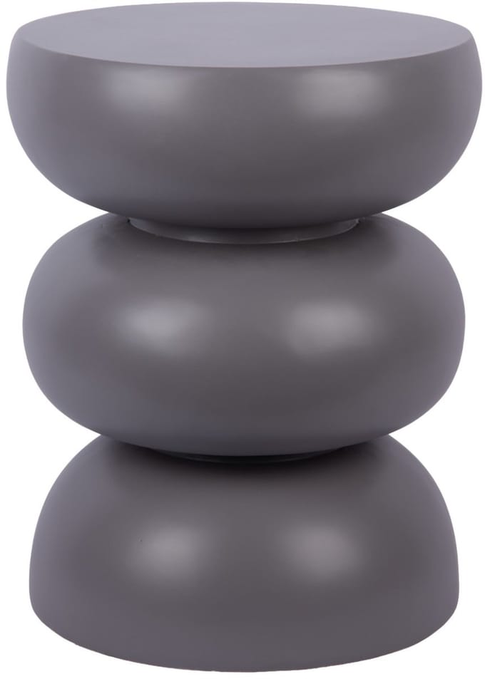 Leitmotiv Kruk Curva - Antraciet - 35.5x35.5x44cm - Modern