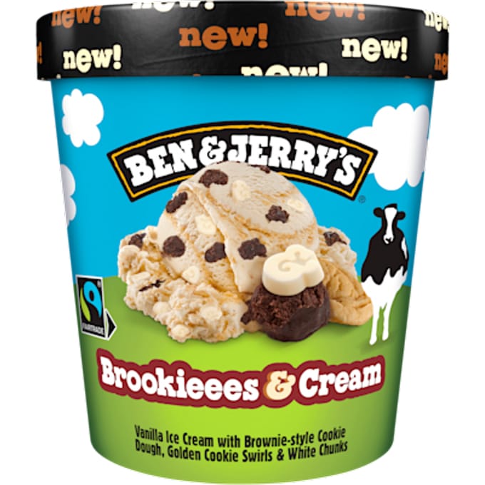 Ben & Jerry's IJs Brookieees & Cream 465 ml