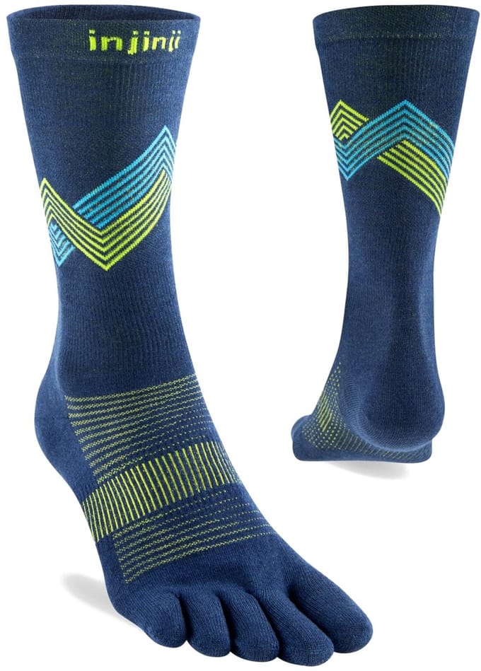 Injinji Run Lightweight Crew Coolmax teensokken - Navyblauw - 40-44