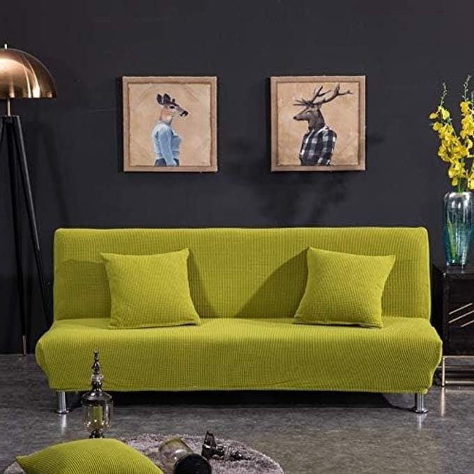 Elastische Sofabescherming van Polyester en Spandex voor Armless Bank en Bed - Zacht en Comfortabel