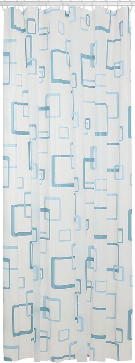 Sealskin Retro Douchegordijn 180x200 cm - PEVA - Blauw