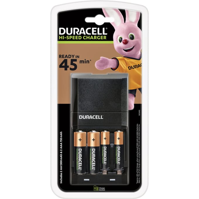 Duracell Advanced Charger CEF27 Batterijlader NiMH AAA (potlood), AA (penlite)