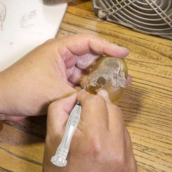 Perceuse manuelle à torsion Argent Alliage d'aluminium avec 10 forets différents Ensemble Accessoire de quincaillerie