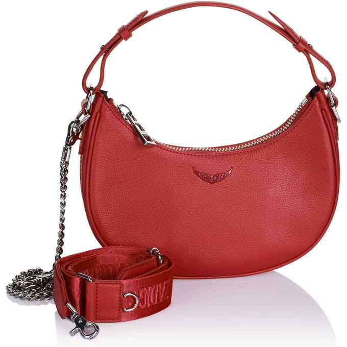 Zadig Voltaire Moonrock Grained tas groen
