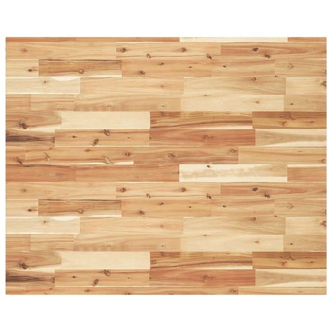 vidaXL - Bureaublad - met - olieafwerking - 100x80x4 - cm - massief - acaciahout