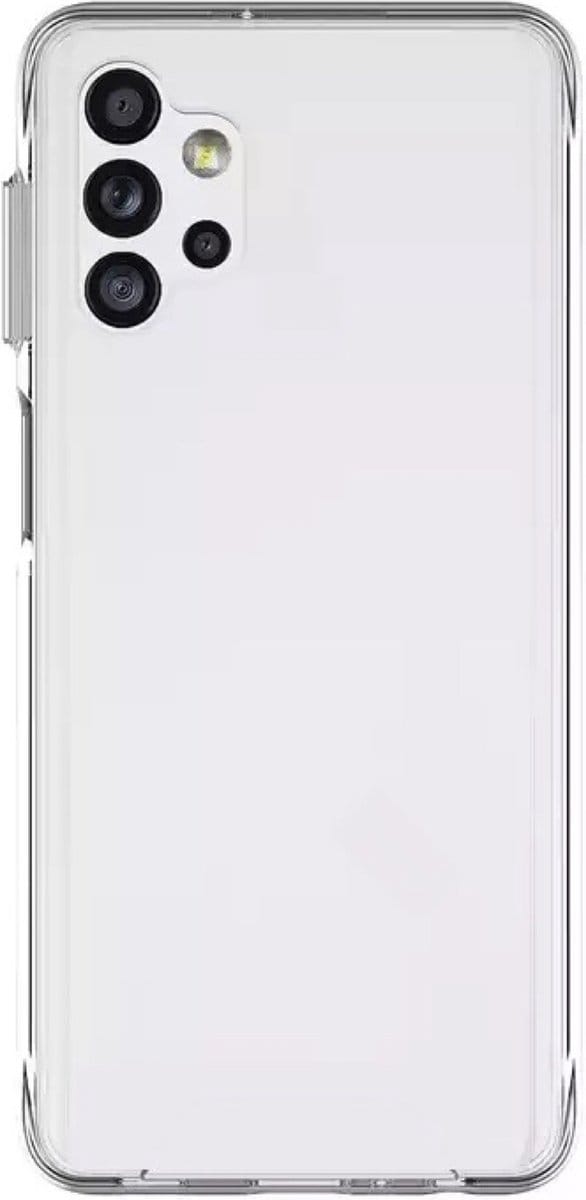 Hoesje Geschikt voor Samsung Galaxy A32 5G silicone back cover/Transparant hoesje + Gratis screenprotector