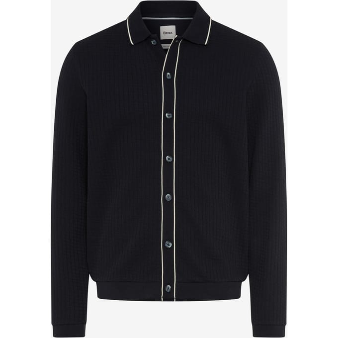 Brax Heren Polo  Style PARIS navy, donkerblauw, maat S