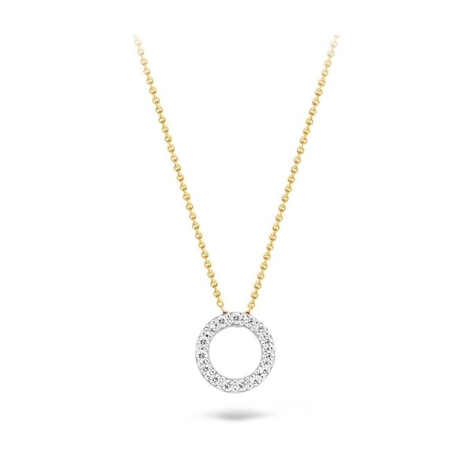 Blush - 14 Karaat Witgouden Ketting 3065BZI (Lengte: 42.00 cm)