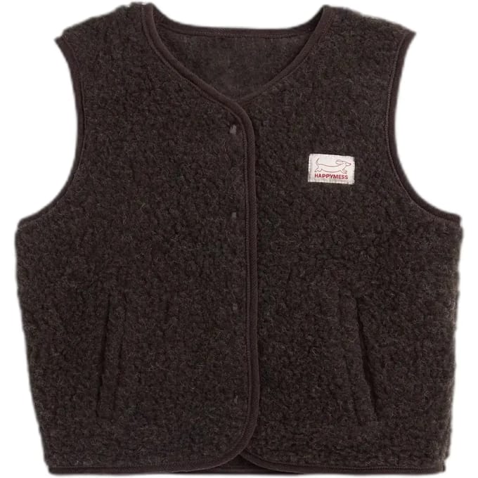Merino vest kind Happymess