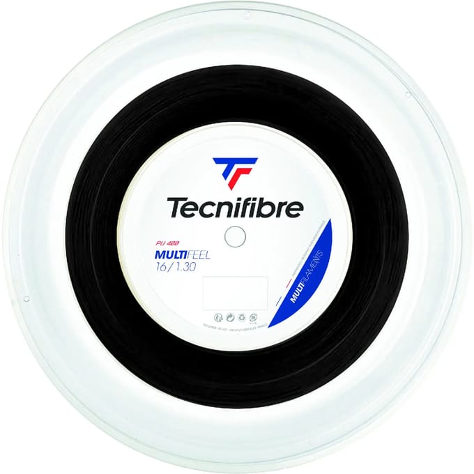 Tecnifibre Multifeel 200 M Tennisracketsnaar Zwart 1.25 mm