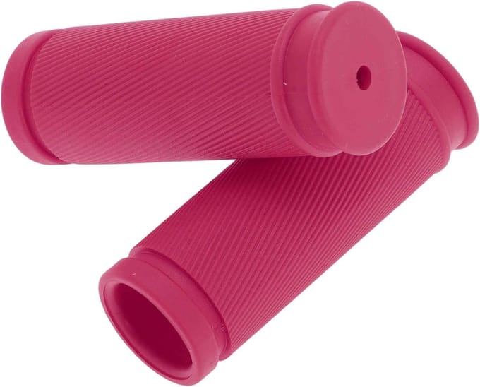 Fietshandvatten Rubber - Handgrepen Stuur - Veilige Grip - Ergonomisch Design - 85 x 30 mm - Roze