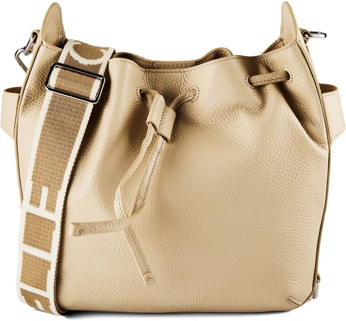 Coccinelle Gretel Ribbon - Handtasche 25 cm (sandshell)