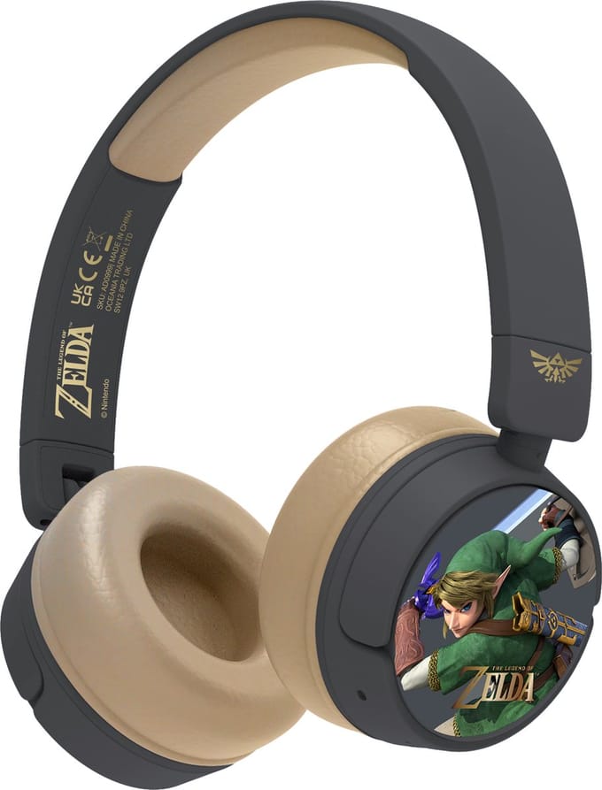 Zelda - draadloze kinderkoptelefoon - volumebegrenzing - lange batterijduur - microfoon - opvouwbaar - bluetooth