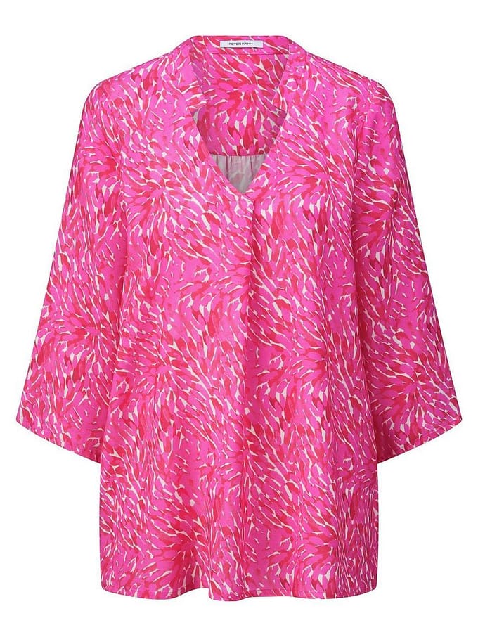 Lange blouse Van Peter Hahn pink