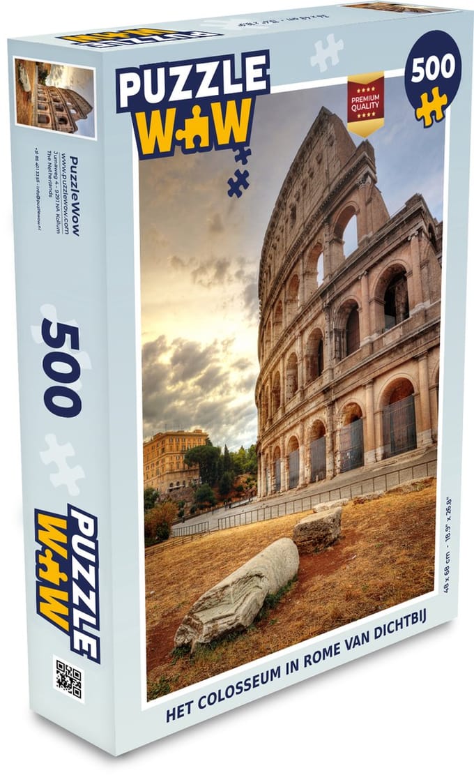 Puzzel Rome - Colosseum - Zon - Legpuzzel - Puzzel 500 stukjes