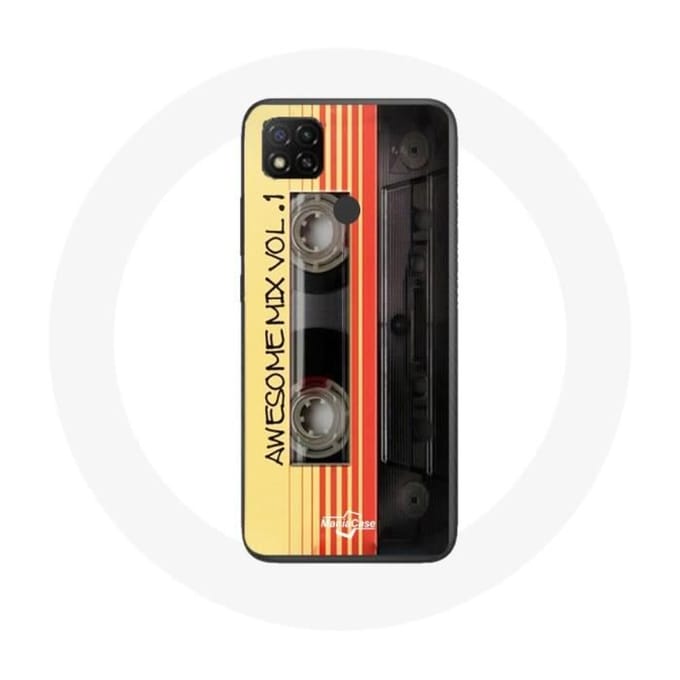 Xiaomi Redmi 9C hoesje Retro cassette kapot