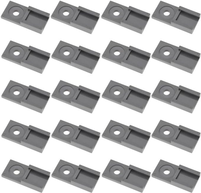 Allecto Montageclip Auto Connector Houderbeugel - 20 stuks - Abs