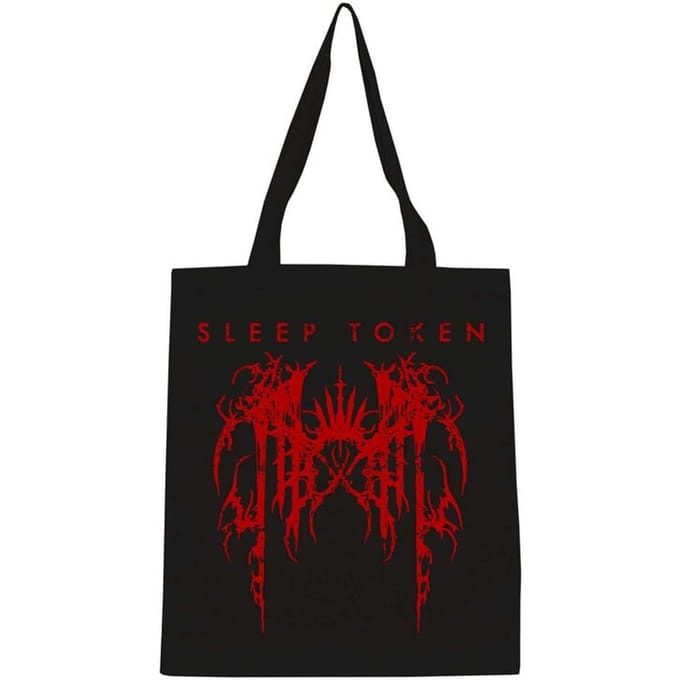 Sleep Token Grunge Logo Unisex Linnen tas - zwart - Standard
