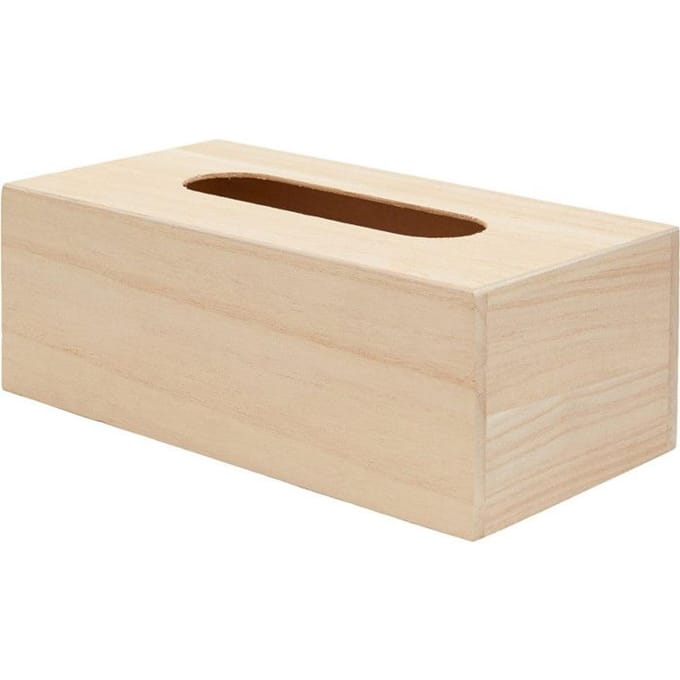 Houten zakdoeken doos Artemio