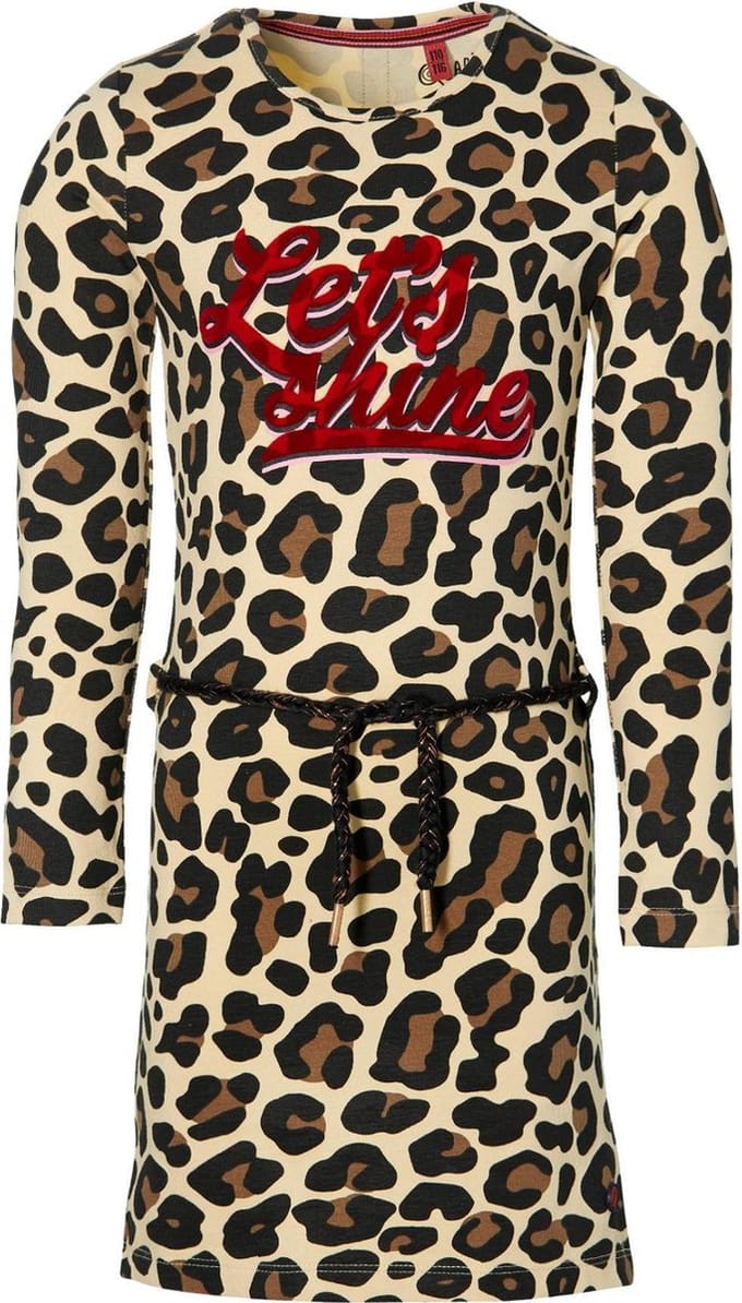 Quapi jurk Daantje Leopard - maat 98/104