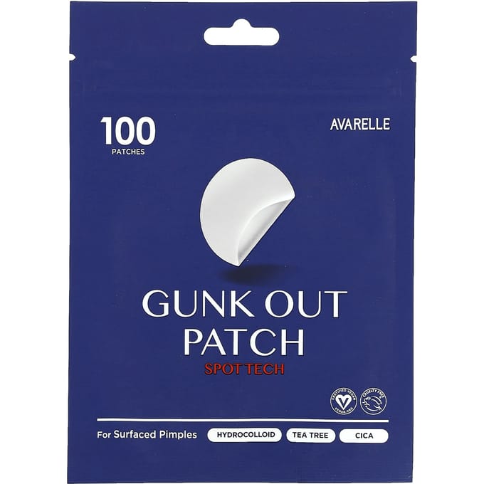 Avarelle, Gunk Out patch, spot technology, 100 patches