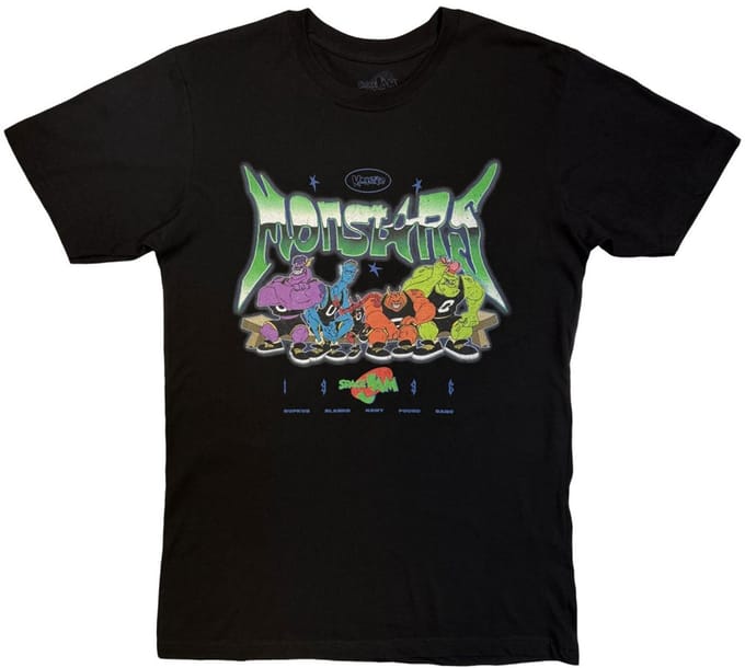 Space Jam - Monstars Homage Heren Tshirt - L - Zwart