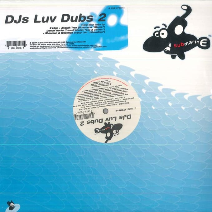 12-inch Plaat DIVERSE - DJs Luv Dubs 2 SUB37008 Submarine 1997 VS Dans & Electronica white