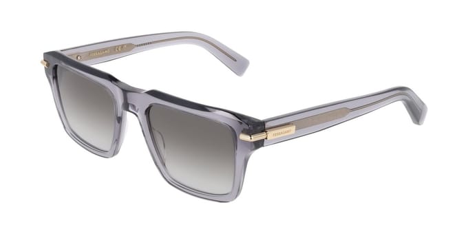 Ferragamo SF2079SLBI Black/orange 54/20/145 MAN Zonnebrillen