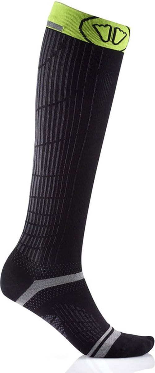 Sidas Endurance Racing Knee Compressiekousen Zwart EU 39-40
