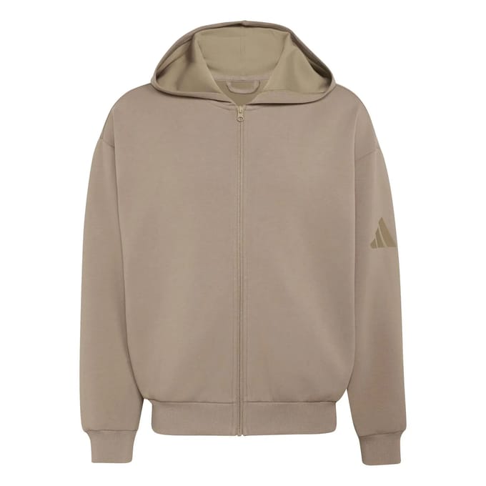 Adidas Soft Lux Sweatshirt Met Rits Beige S / Regular Man
