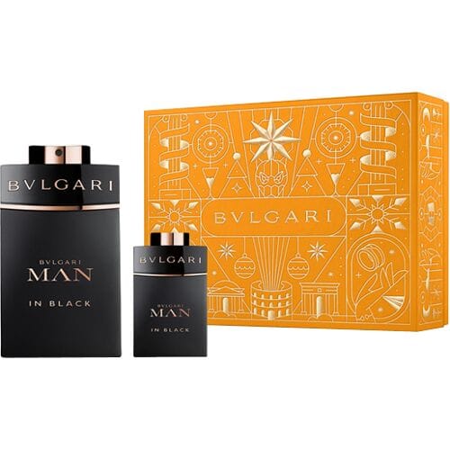 Bvlgari Man In Black Giftset - eau de parfum voor heren - 100ml + 15ml