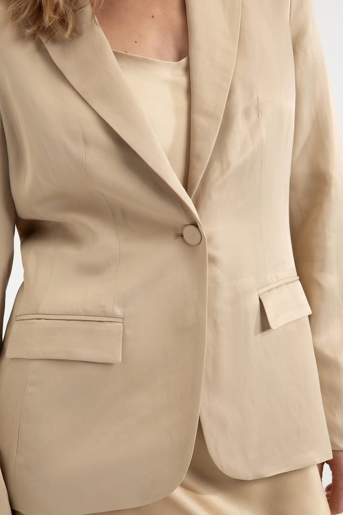 Josephine & Co Donna Blazer Light Khaki Taglia: 36 | Blazers Outlet | Donna | Marrone