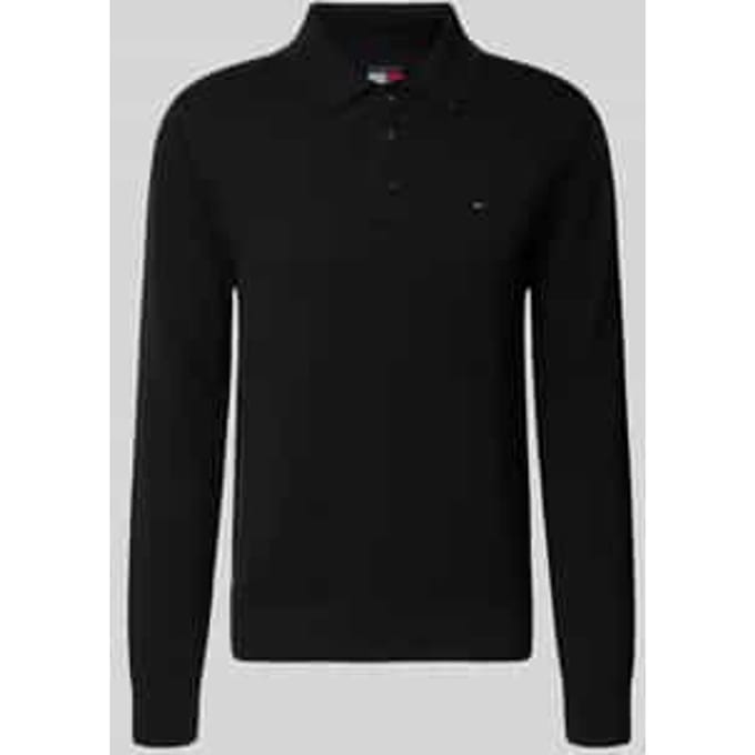 Slim fit gebreide pullover van puur katoen