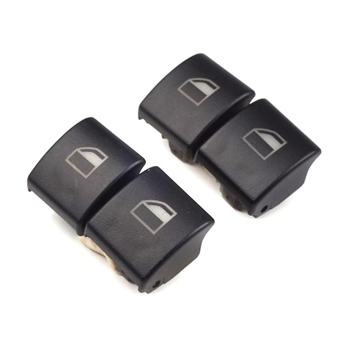 BDP59-2 4 Pièces Cache Bouton Interrupteur de Fenêtre 61316902175 pour BMW 3 E46 E90 X5 X3