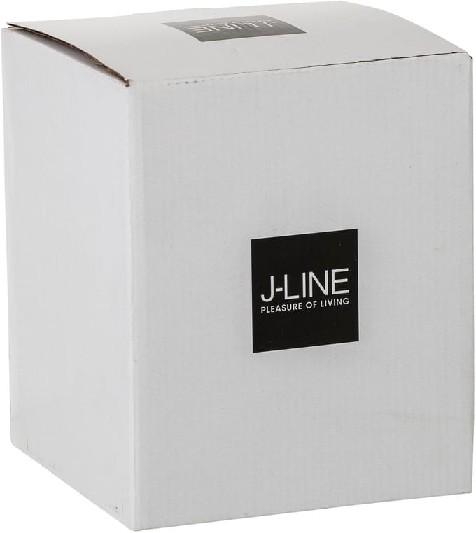J-Line tafellamp Paddenstoel - ijzer - zwart