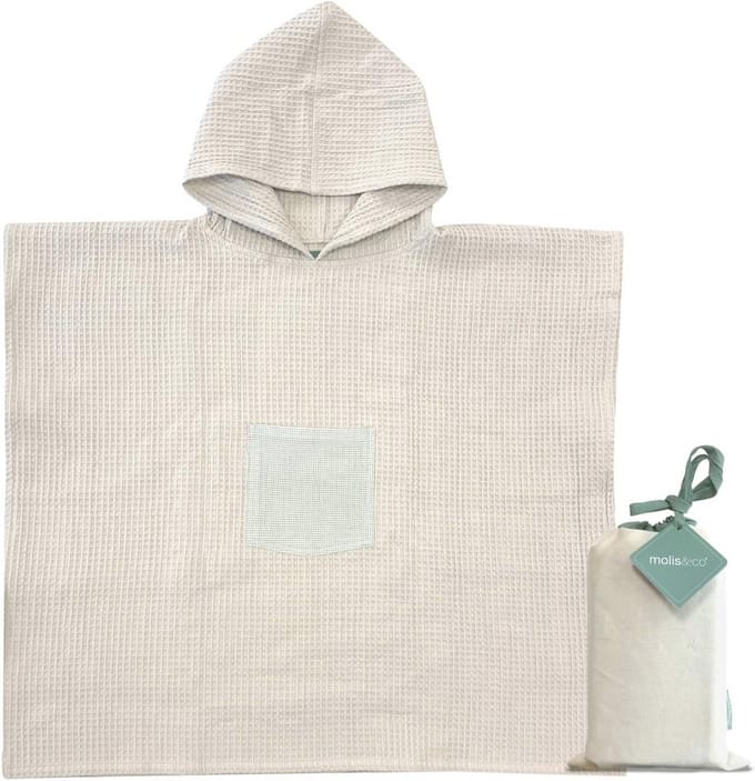 Badponcho voor kinderen van 1-2 jaar - Comfortabele en absorberende badhanddoek met capuchon