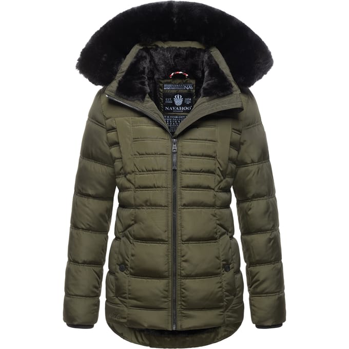 Navahoo Lissandra gewatteerde winterjas voor dames - warm en stijlvol