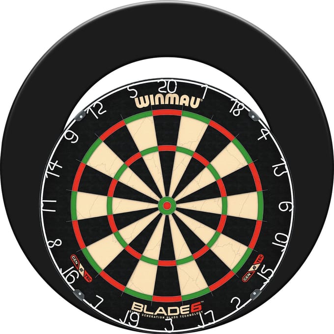 Winmau Blade 6 + Surround - Dartset Zwart