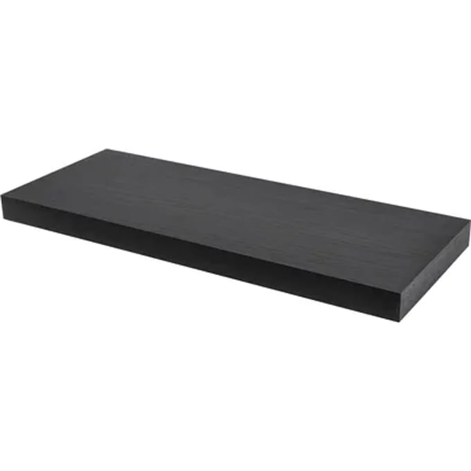 Duraline Wandplank Xl4 Zwart Eik 38mm 60x23,5cm
