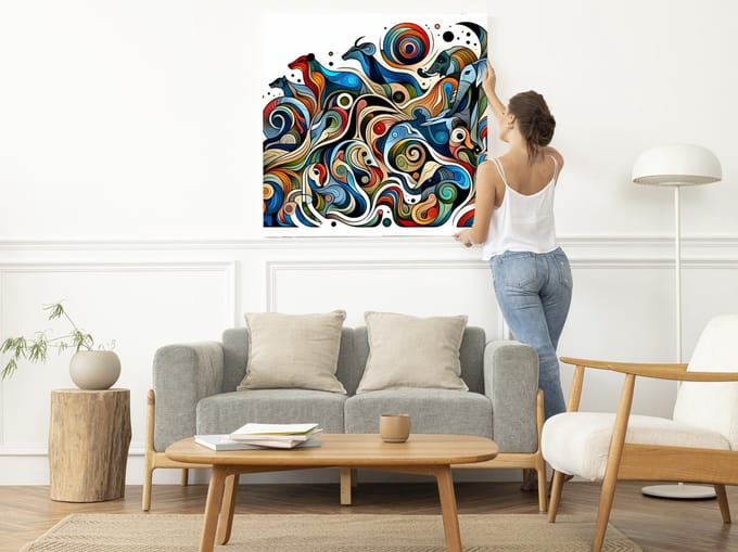 Kunstprint | Wanddecoratie | Dibond | 60 × 60 cm