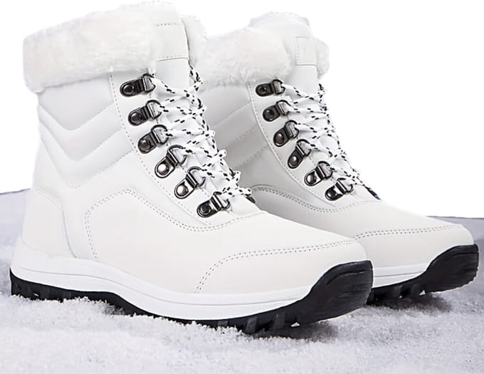 Livano Snowboots - Sneeuwschoenen - Sneeuwboots - Dames - Wintersport - Ski - Ski Gadgets - EU36 - Wit