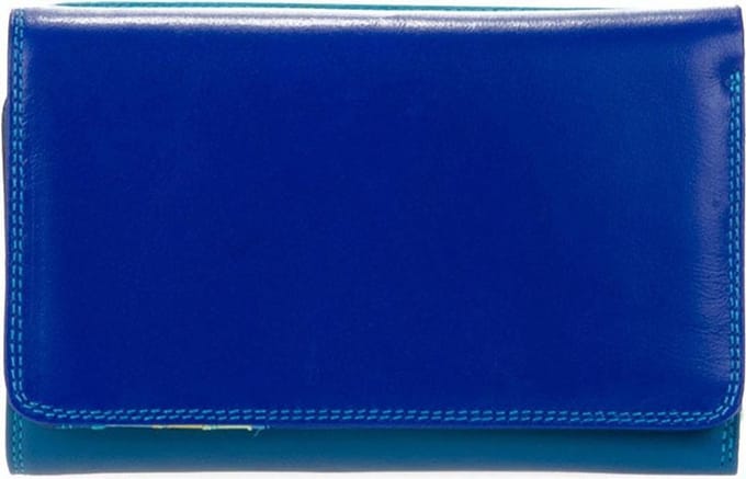 Mywalit Medium Tri-Fold Wallet Outer Zip Portemonnee Seascape
