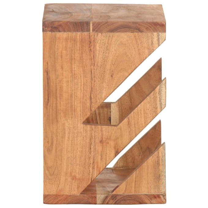 vidaXL - Wandskateboardhouder - 25x20x30 - cm - massief - acaciahout