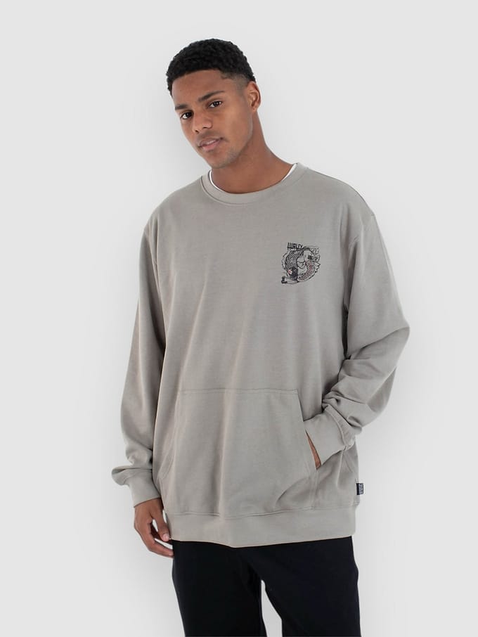 Hurley Tattoo Crew Sweater groen