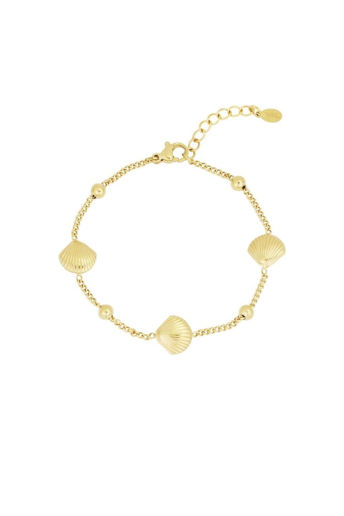 Goudlief shell serenade armband - Roestvrij staal - Verkleurt niet