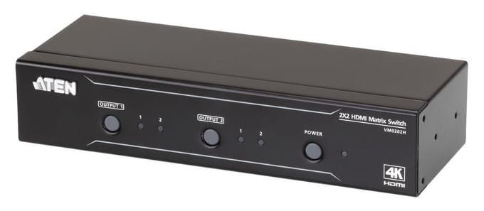 ATEN VanCryst VM0202H 2x2 4K HDMI Matrix
