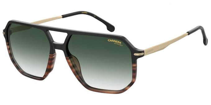 Carrera 324 59/15/145 Zonnebril Zwart Man