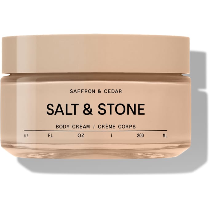 Salt & Stone Saffron & Cedar Body Cream 200 ml