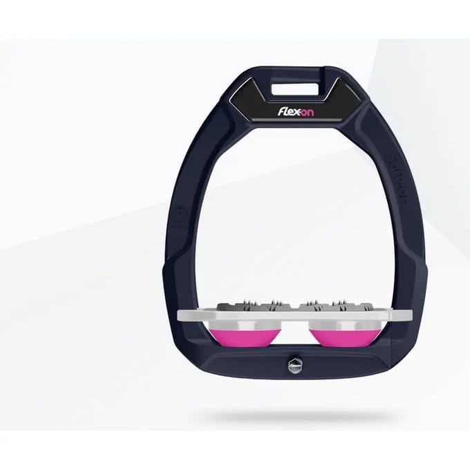 Plat Ultra Grip Veiligheidsbeugels Bordeaux/Grijs/Roze Flex-On Safe-On